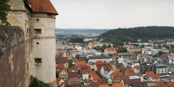 Blick auf die Stadt Heidenheim