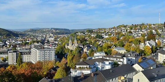 Blick auf die Stadt Siegen