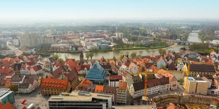 Stadt Ulm von oben