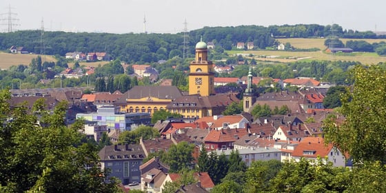 Blick auf die Stadt Witten