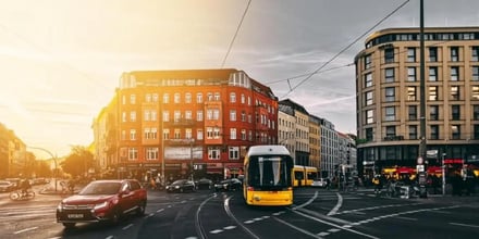 Berlin Innenstadt mit Tram