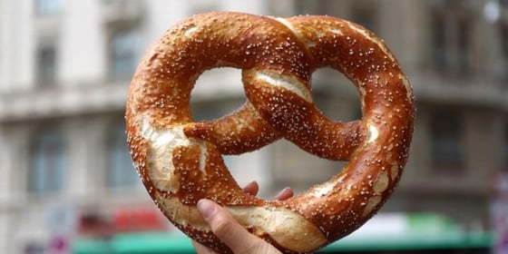 A german brezel