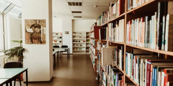 The library of a university