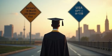 Post-Study Work Visa: Germany vs USA for Indian Students