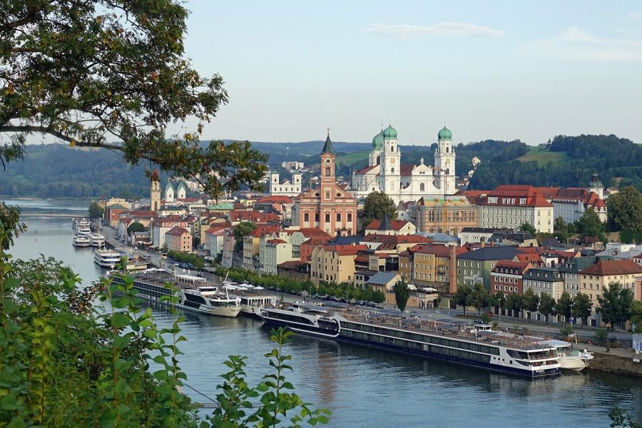 Blick auf den Dom in Passau
