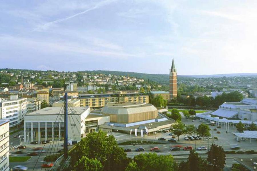 Blick auf die Stadt Pforzheim