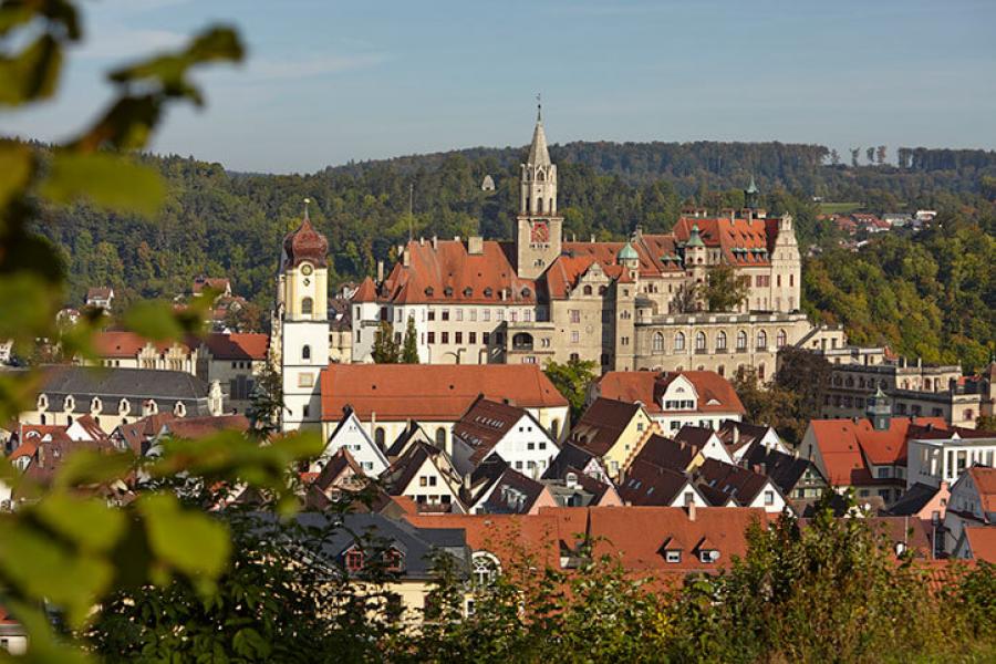 Blick auf die Stadt Sigmaringen