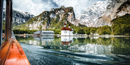 Picture of a lake at Berchtesgarden