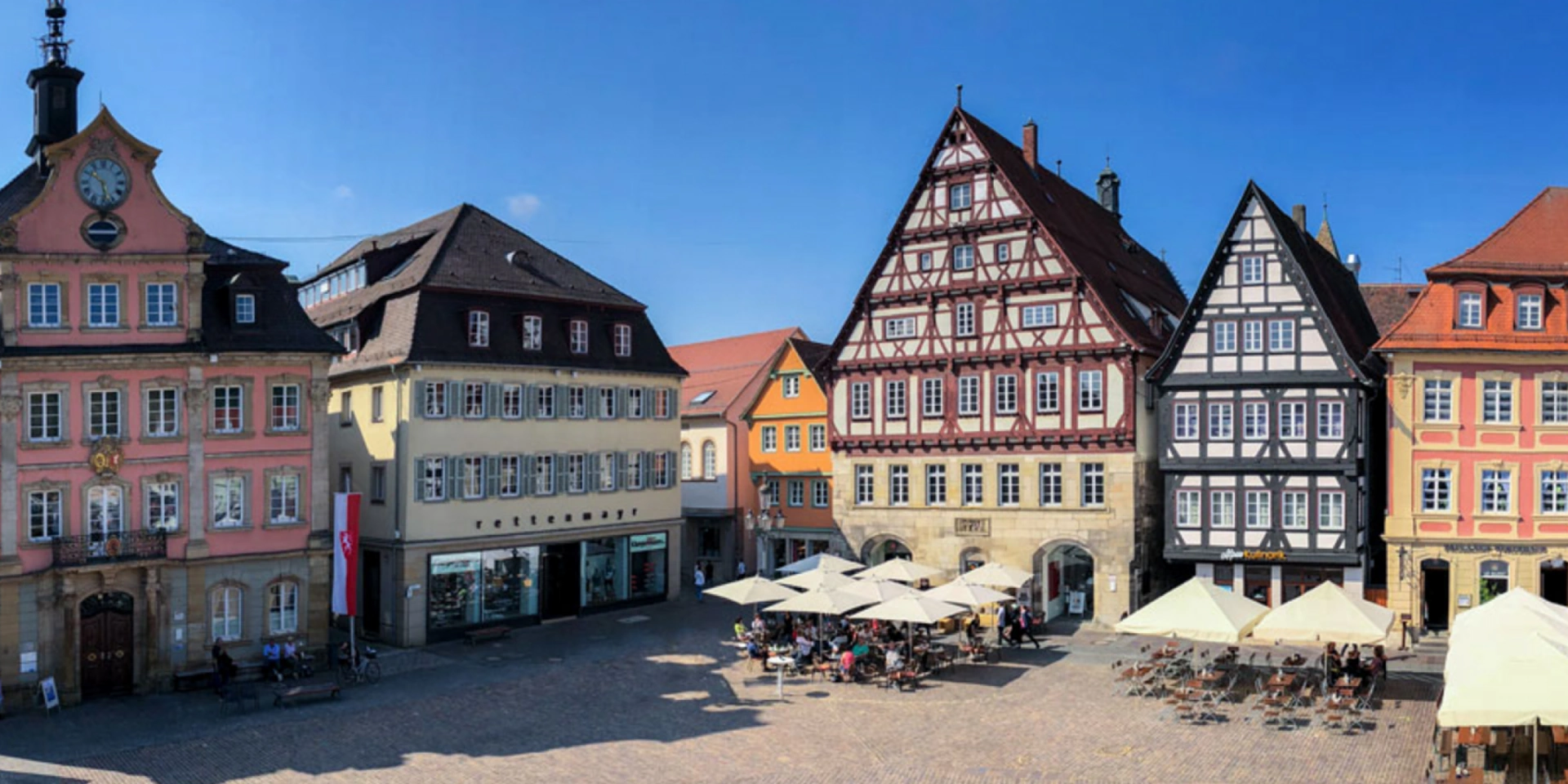 Photography of old town of the German city Schwäbisch Gmünd