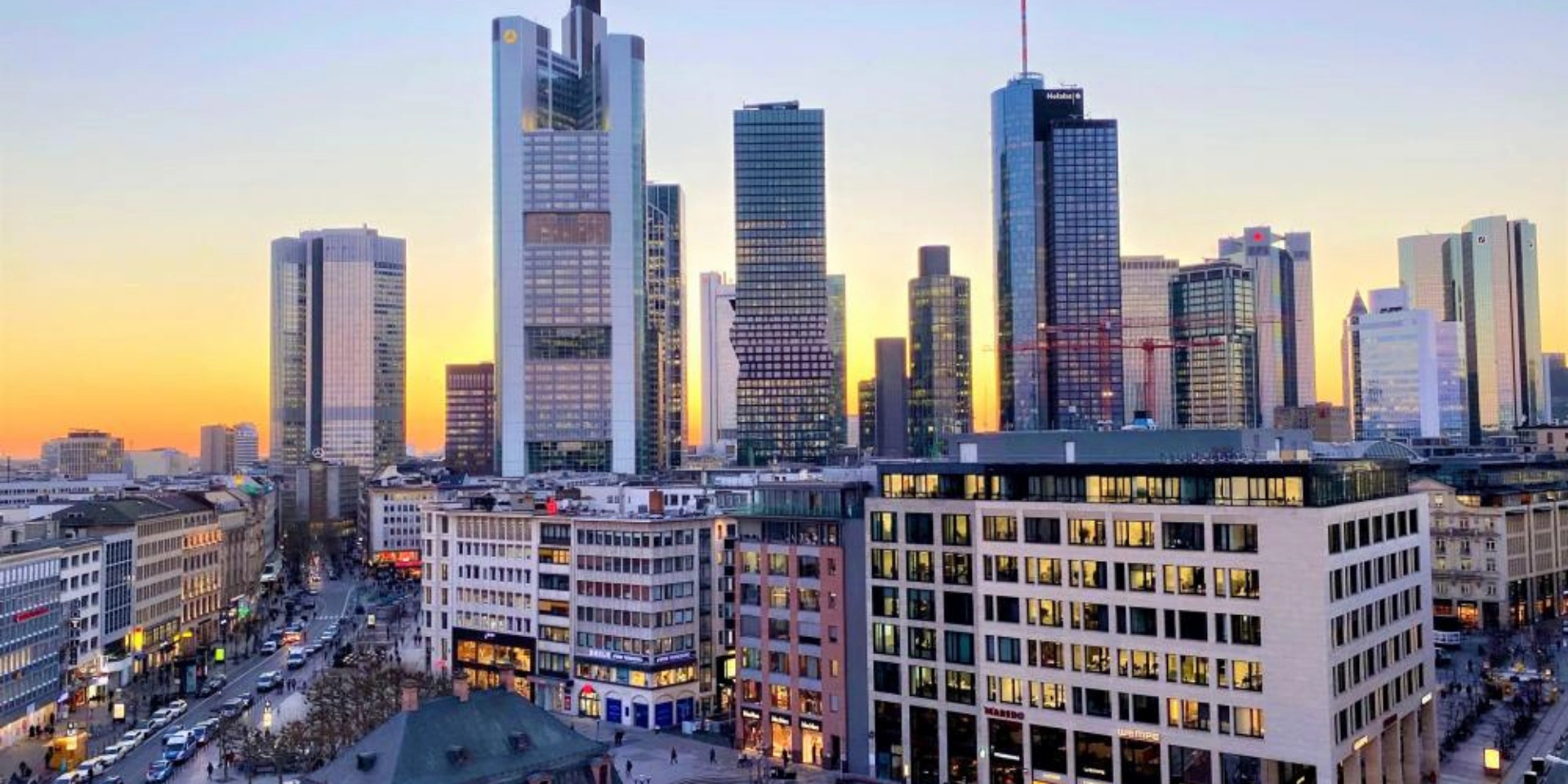 Skyline of Frankfurts universities