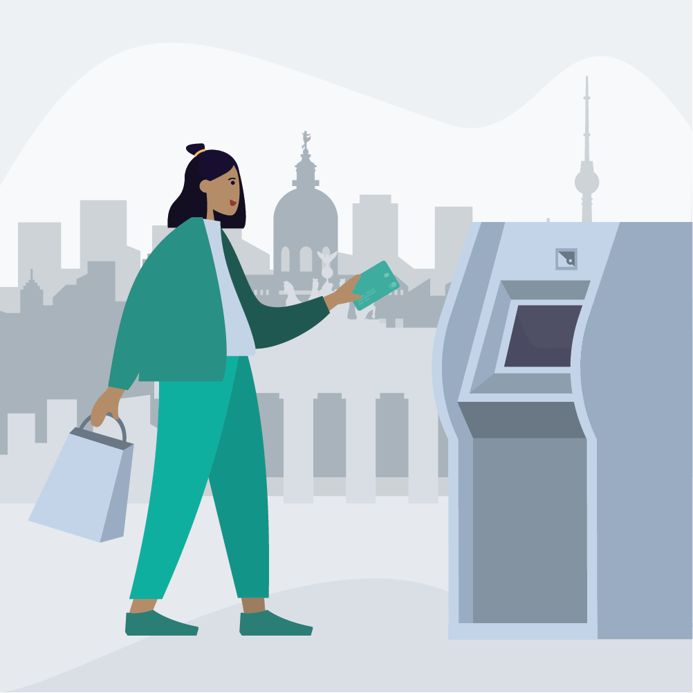 Expatrio illustration using ATM